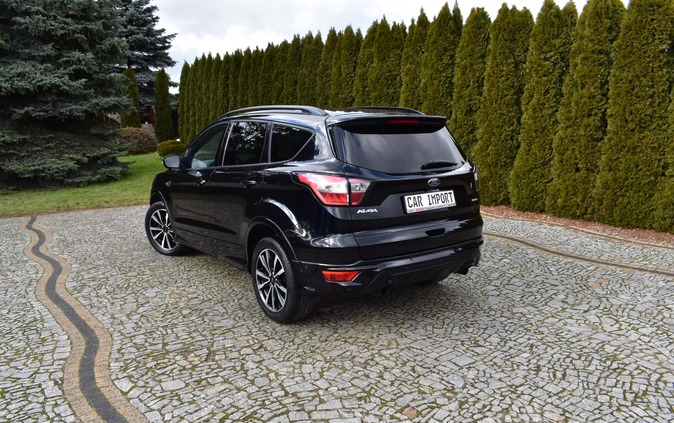 Ford Kuga cena 73500 przebieg: 118357, rok produkcji 2018 z Stoczek Łukowski małe 781